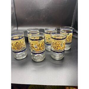 Libby Glass Vintage Design Juice Glasses